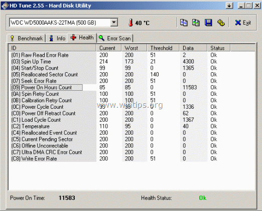hard disk health check software windows 7