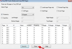 how to rotate pdf document free