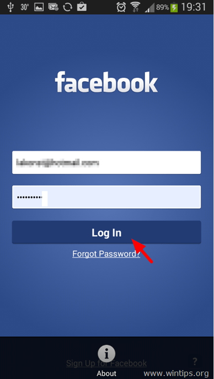 Activate Facebook sign up/log in