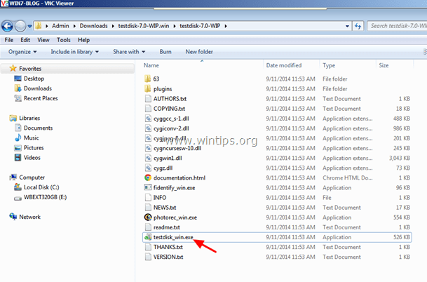 testdisk recover files ext4