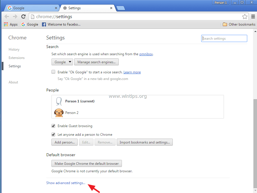 viewing saved passwords in chrome
