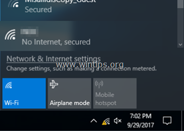 limited connection windows 10