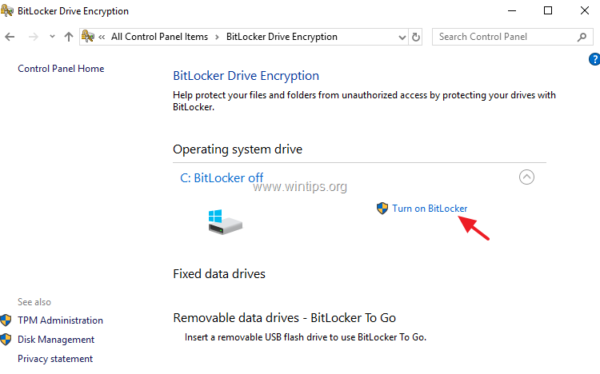 how to encrypt flash drive windows 10