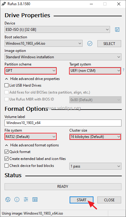 how to create iso image windows 10 boot