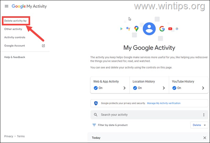 Myactivity.Google.Com History Delete  