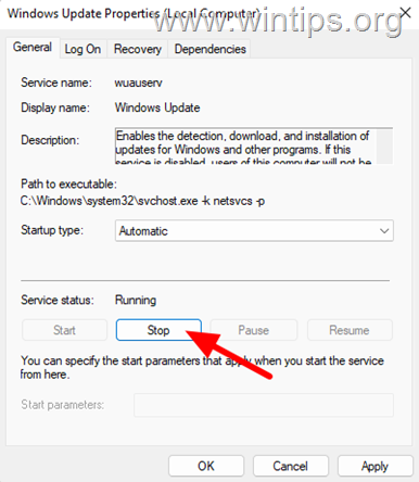 How to Disable Automatic Updates on Windows 11. - WinTips.org