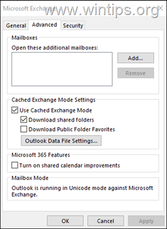 Unable to Remove Shared Mailbox from Outlook