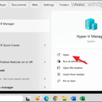 How to Install Windows 11 in Hyper-V.