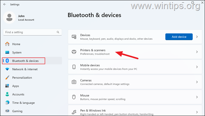 Share Printer in Hyper-V