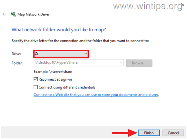 map network drive