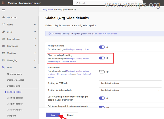 How to Enable One-to-One Call Recording in Microsoft Teams